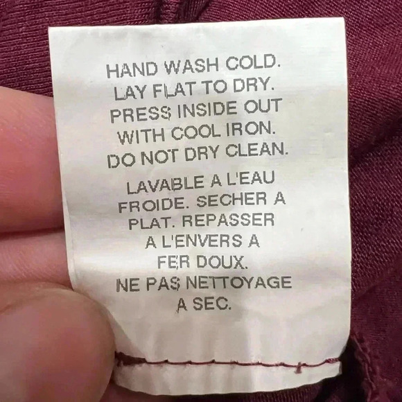 Velvet By Graham and Spencer Vintage Burgundy Mini Dress Size P (XS) - Picture 4 of 6